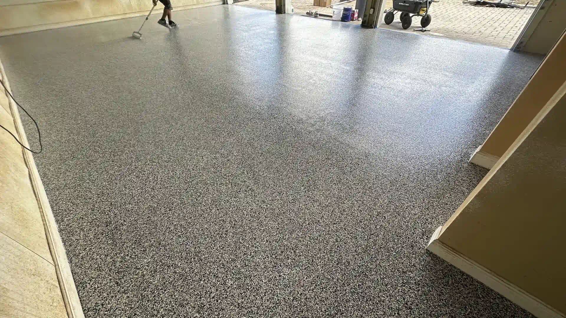 automotive shop epoxy floor hero
